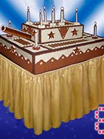 заказать девушку из торта